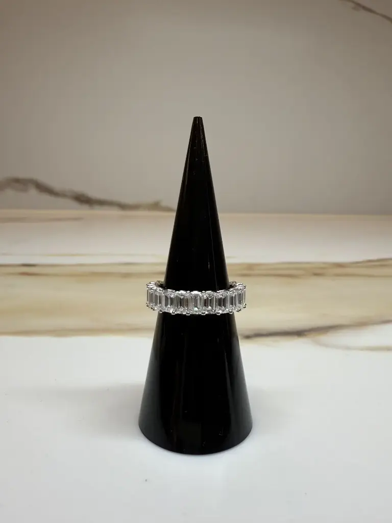 Infinity Ring with 6.25 Carats of Diamonds in 18ct White Gold